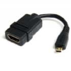 Cable de 12cm Adaptador HDMI de alta velocidad - HDMI a Micro HDMI - Hembra a Macho - StarTech