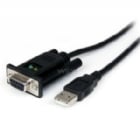 Cable Adaptador de 1 Puerto USB a Módem Nulo Null DB9 RS232 Serial DCE con FTDI - StarTech