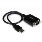 Cable 0,3m USB a Puerto Serial RS232 DB9 con Retención del Puerto de Asignación COM - StarTech