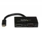 Adaptador Mini DP de Audio/Video para Viajes - Conversor Mini DisplayPort a HDMI o VGA - 1920x1200 1080p - StarTech