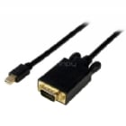 Cable de 1,8m de Video  Adaptador Conversor Activo Mini DisplayPort a VGA - 1080p - Negro - StarTech