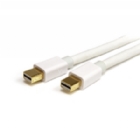 Cable de 2m de Monitor Mini DisplayPort 1.2 Macho a MiniDP Macho- Mini DP Blanco 4k - StarTech