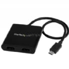 Divisor Splitter MST USB-C a HDMI de 2 Puertos - Hub Multiplicador MST USB Tipo C compatible con Thunderbolt 3 - StarTech