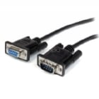 Cable 1m Extensión Directo Straight Through Serial RS232 Video EGA DB9 Macho a Hembra - StarTech