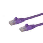 Cable de Red de 1m Púrpura Cat6 UTP Ethernet Gigabit RJ45 sin Enganches - Latiguillo Snagless de 1m - StarTech