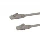 Cable de 2m Gris de Red Gigabit Cat6 Ethernet RJ45 sin Enganche - Cable Patch Snagless Macho a Macho - StarTech