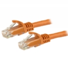 Cable de Red Ethernet Cat6 Snagless de 3m Naranja - Cable Patch RJ45 UTP - StarTech
