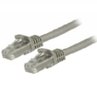 Cable de 0,5m Gris de Red Gigabit Cat6 Ethernet RJ45 sin Enganche - Snagless - StarTech