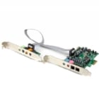 Tarjeta de sonido PCI Express con sonido envolvente de 7.1 canales 24bit 192 kHz - StarTech