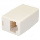 Gabinete de Empalme Acoplador para Cable Cat5 Ethernet UTP - 2x Hembra RJ45 - Beige - StarTech