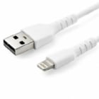 Cable de 1m USB a Lightning  - Certificado MFi de Apple - Blanco - StarTech