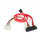 Adaptador Cable de 45cm Divisor SAS 29 Pines a Molex Macho LP4 y SATA - SFF-8482 - StarTech