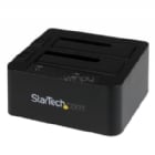 Docking Station eSATA USB 3.0 con UASP de 2 Bahías para Disco Duro o SSD SATA de 2,5 o 3,5 Pulgadas - StarTech