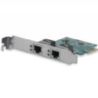 Adaptador Tarjeta de Red NIC PCI Express PCI-E de 2 Puertos Ethernet Gigabit RJ45 - StarTech