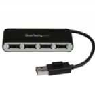 Concentrador  USB 2.0 de 4 Puertos con Cable Integrado - Hub Portátil USB 2.0 - StarTech