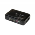 Juego de Conmutador KVM de 2 puertos con todo incluido - USB - Audio y Video VGA - StarTech