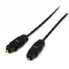 Cable 3m TosLink® Audio Digital Óptico SPDIF Delgado - Negro  - StarTech