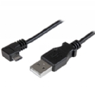 Cable de 1m Micro USB con conector acodado a la derecha - Cable de Carga y Sincronización - StarTech