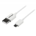 Cable Adaptador 50cm USB A Macho a Micro USB B Macho para Teléfono Móvil Smartphone - Blanco - StarTech