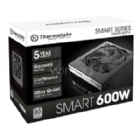 Fuente de Poder Thermaltake Smart de 600 Watts (ATX, Certificada 80+)