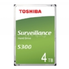 Disco Duro Toshiba S300 Surveillance de 4 TeraBytes (SATA 6Gbps, Formato 3.5, 5400rpm, Búfer 128mb)