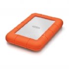 Disco duro portátil LaCie Rugged Mini de 2TB (USB 3.0, Resistencia a caídas, Naranja)