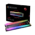 Unidad de estado sólido XPG SPECTRIX S40G RGB de 256GB (NVMe, 3500/3000MBs, Disipador RGB)
