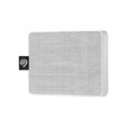Disco portátil Seagate One Touch SSD de 500GB (USB 3.0, Tela Blanca)