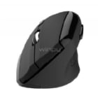 Mouse KlipExtreme EverRest (Vertical, Inalámbrico 2.4GHz, Negro)