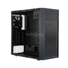 Gabinete Cooler Master MasterBox E501L (ATX, Sin fuente, Negro/Azul)