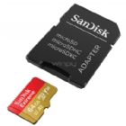 Tarjeta de memoria SanDisk Extreme de 64GB (UHS-I, Lectura 160MB/s, Escritura 60MB/s)