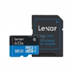Tarjeta MicroSD Lexar 633x de 32GB (hasta 95 MB/s, UHS-I, Clase 10)