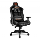 Silla Gamer Cougar Armor Titan Black (PVC, Ajustable, 160kg, Negro)