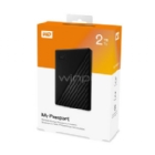 Disco portátil Western Digital My Passport de 2TB (USB 3.2, Edición 2019, Negro)