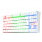 Teclado Mecánico Redragon Kumara K552 RGB (Switch Red, Compacto, Español, Blanco)