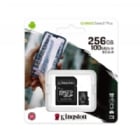 Tarjeta de memoria microSD Kingston Canvas Select Plus de 256GB (Class 10, con adaptador SD)