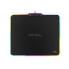 Mousepad Gamer Hyperx FURY Ultra RGB (36x30cm, Microtexturizada, USB, Negra)