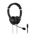 Audífonos Kensington Hi-Fi con micrófono (USB-C, Multidispositivo, Ajustable)