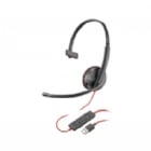 Auriculares Plantronics UC monoaurales con cable (Blackwire 3210 USB tipo A)
