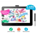 Tableta Digitalizadora Wacom One Creative Pen Display de 13“ (Mediano, HD, Blanco)