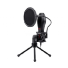 Micrófono de Condensador Redragon QUASAR GM200 (Tripode, Filtro Pop, USB)