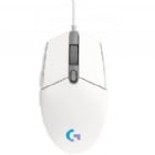Mouse Gamer Logitech G203 LIGHTSYNC (8.000dpi, 6 Botones, RGB, Blanco)
