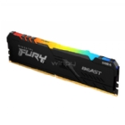Memoria RAM Kingston Fury Beast RGB de 8GB (DDR4, 3600MHz, CL17, DIMM)