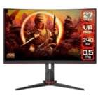 Monitor Gamer AOC Curvo de 27“ (VA, Full HD, 240Hz, 0.5ms, DP+HDMI, FreeSync, Vesa)