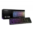 Teclado Gamer EVGA Z12 (5 Zonas RGB, Botón E-Key, IP32, Español, Negro)