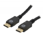 Cable DisplayPort HP DP02A de 1mts (4K/ 60Hz, 18 Gbps, Negro)