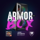 Computador Gamer Armor Box AMD (Ryzen 5 5500, RX 6700 XT, 16GB DDR4, 480GB NVMe, FreeDOS)