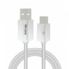 Cable Wesdar T30 de USB-A a USB-C (1 metro, Blanco)