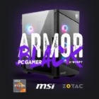 Computador Gamer Armor Pro Black (Ryzen 7 5800X, RTX 3080 Ti, 32GB DDR4, 1TB NVMe, FreeDOS)