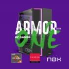 Computador Gamer Armor One 2024 (Ryzen 5 4600G, 16GB DDR4, 480GB NVMe, FreeDOS)